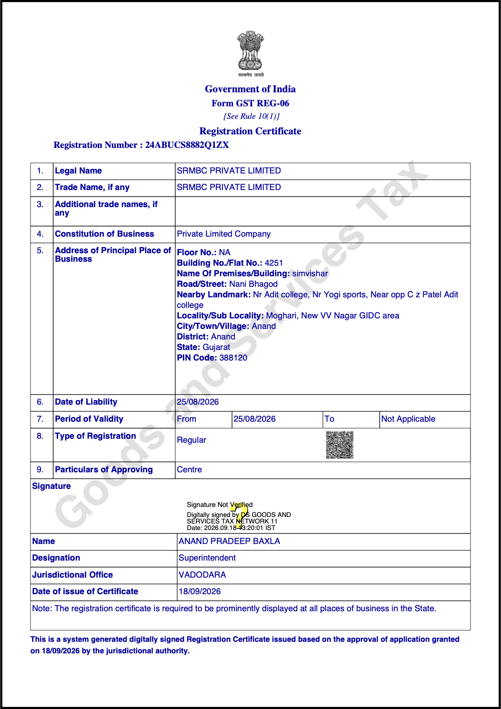 GST registration